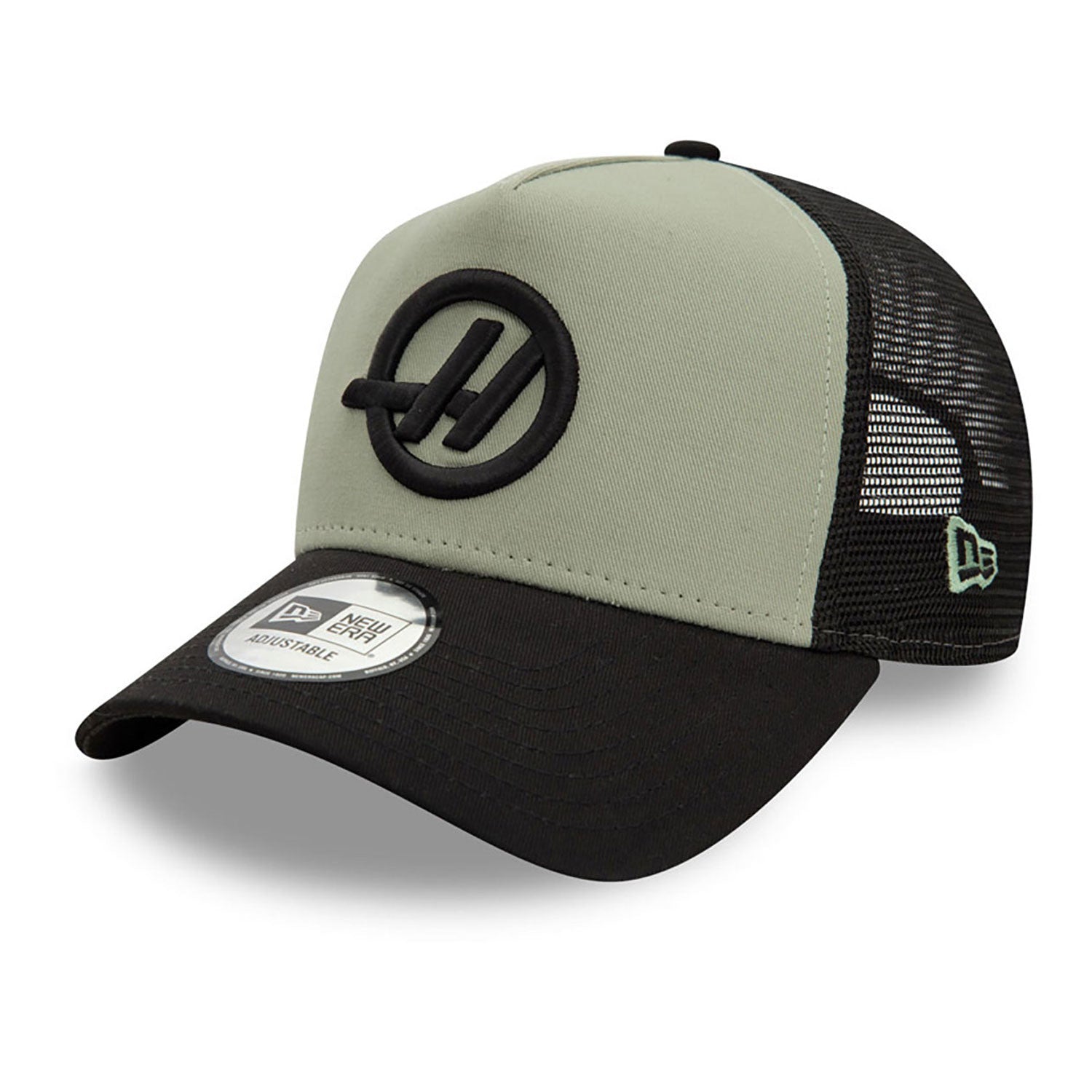 Haas F1 Season Trucker Cap Adults - Black/Evergreen