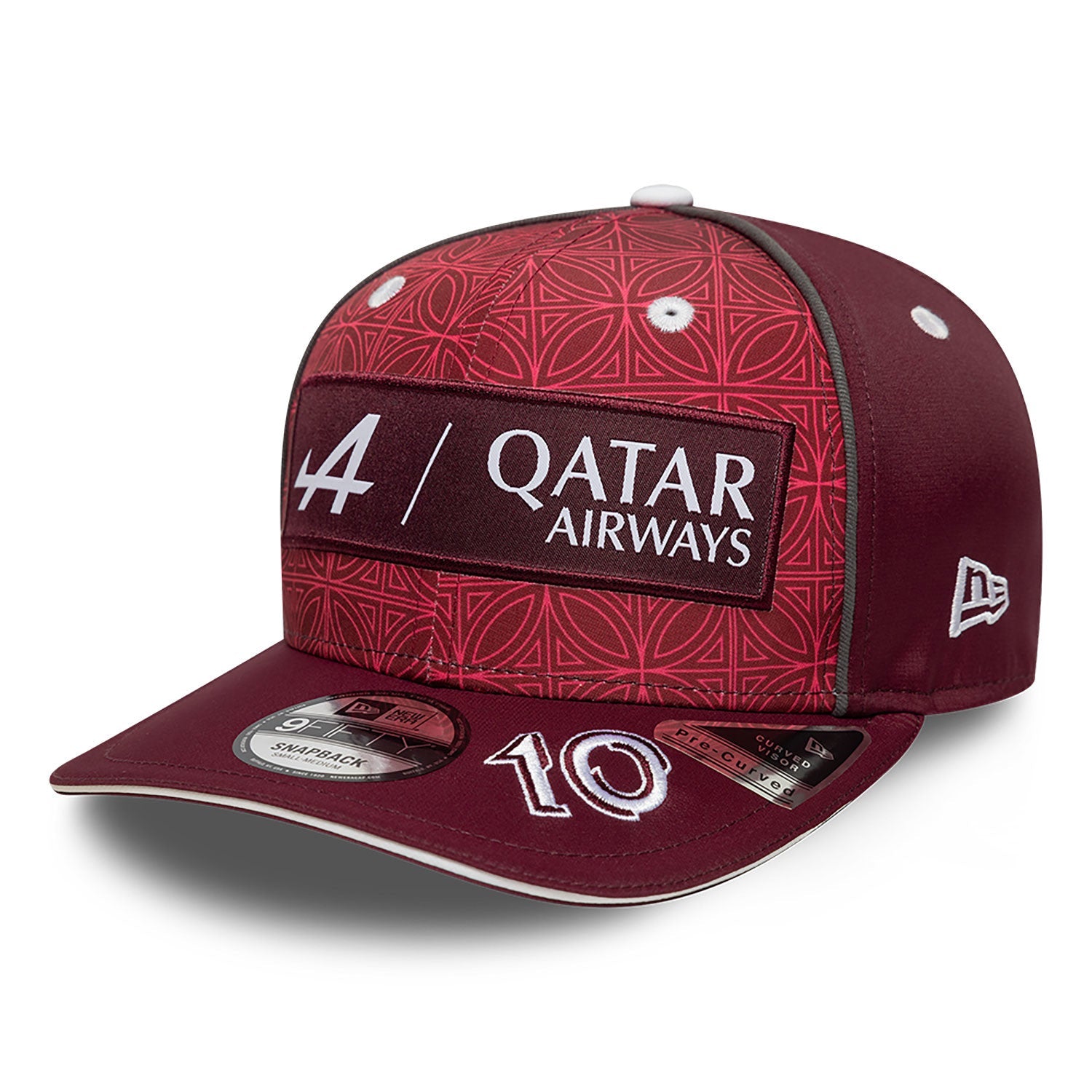 Alpine F1 Qatar 24 Pierre Gasly 9Fifty Cap Pre Curve Adults - Royal Blue Maroon