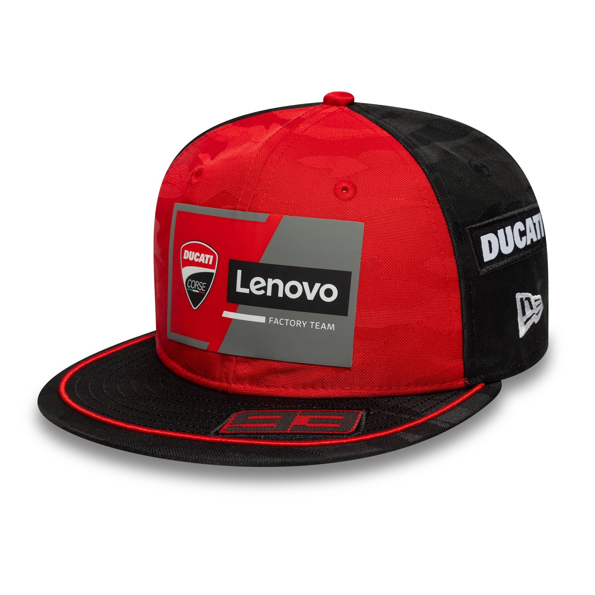 Ducati Moto GP Team 2025 Marc Marquez 9Fifty Cap Flat Brim Adults - Black