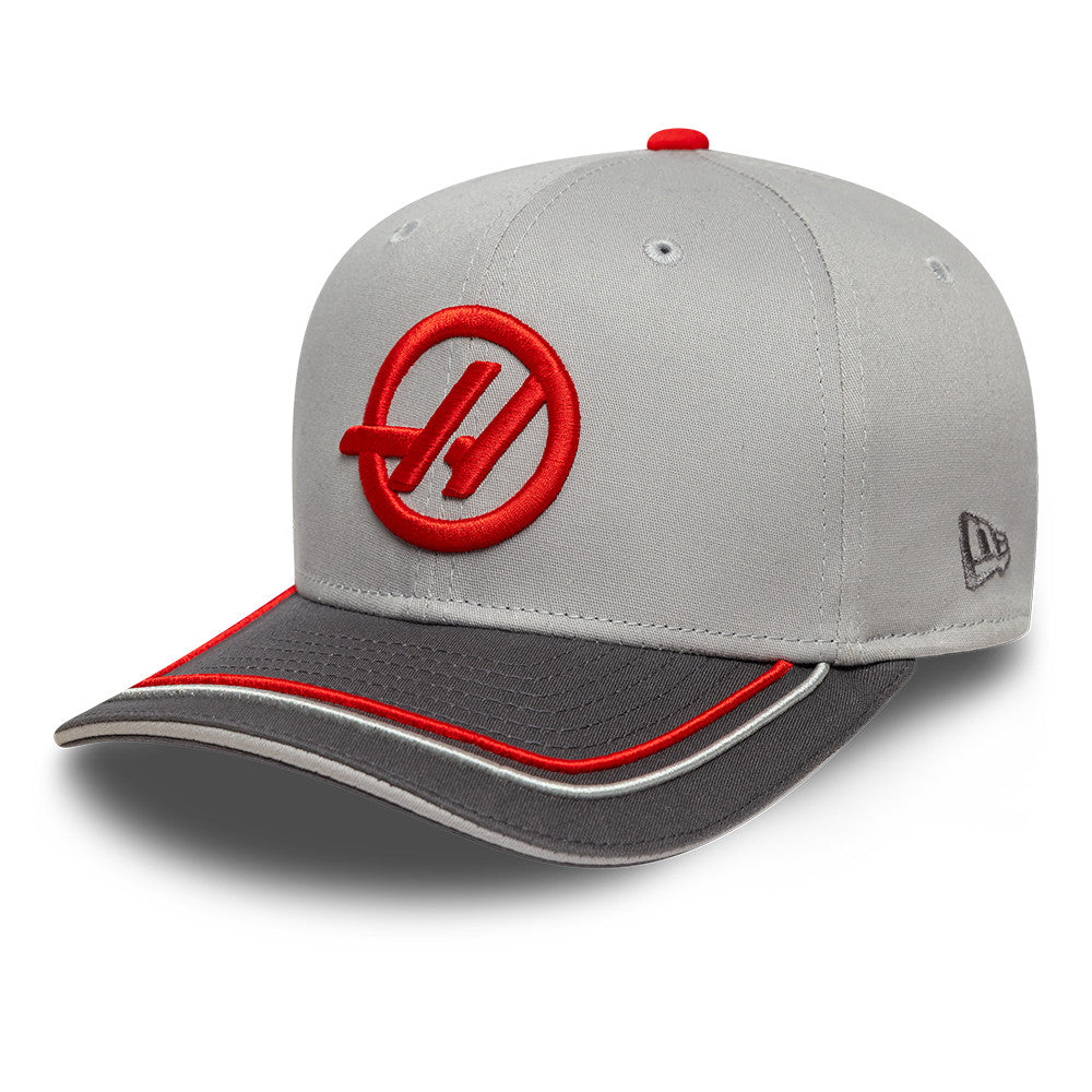 Haas F1 Team 2025 200th Race 9Seventy Cap Stretch Snap Adults - Dark Grey