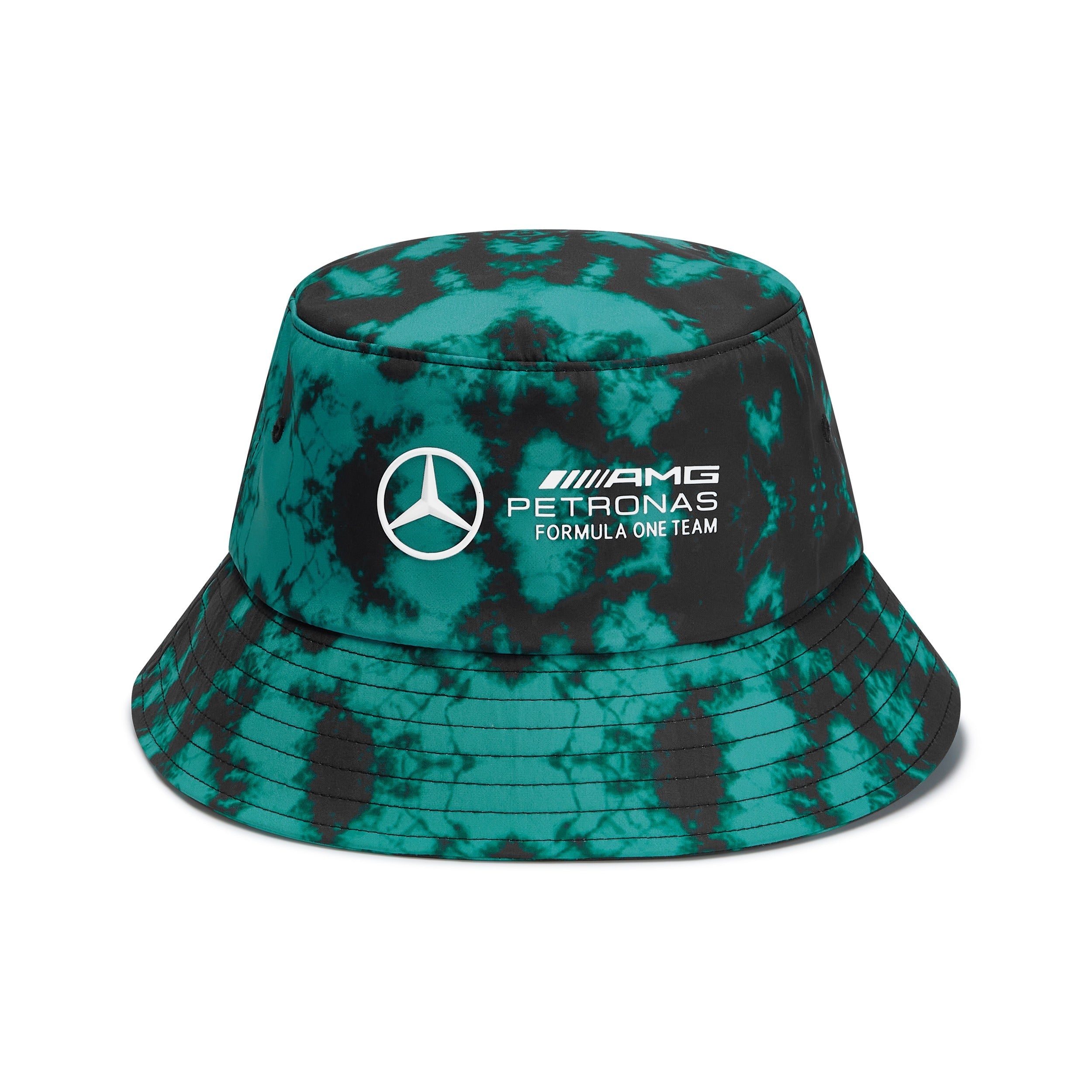 Mercedes AMG Petronas F1 Tie Dye Bucket Hat Unisex - Multicolor