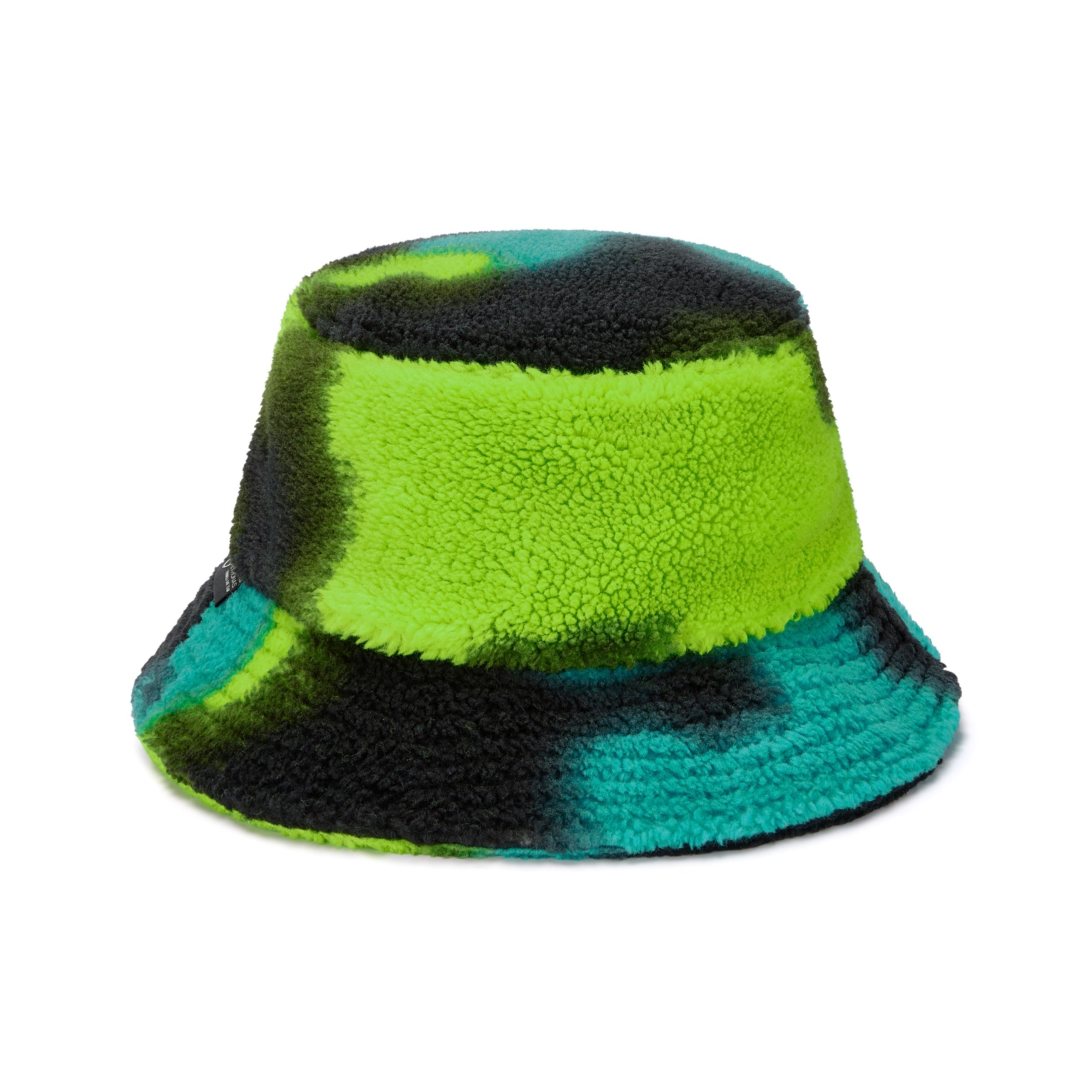 Mercedes AMG Petronas F1 Spray Camo Fleece Bucket Hat Unisex - Multicolor