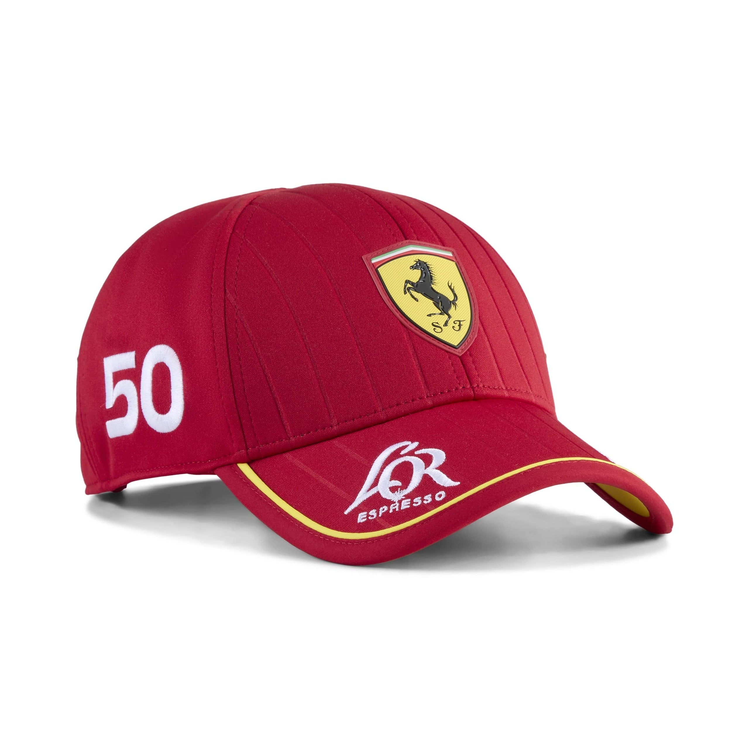 Scuderia Ferrari Le Mans 24 Hours 2025 No. 50 Baseball Cap Adults - Dark Cherry