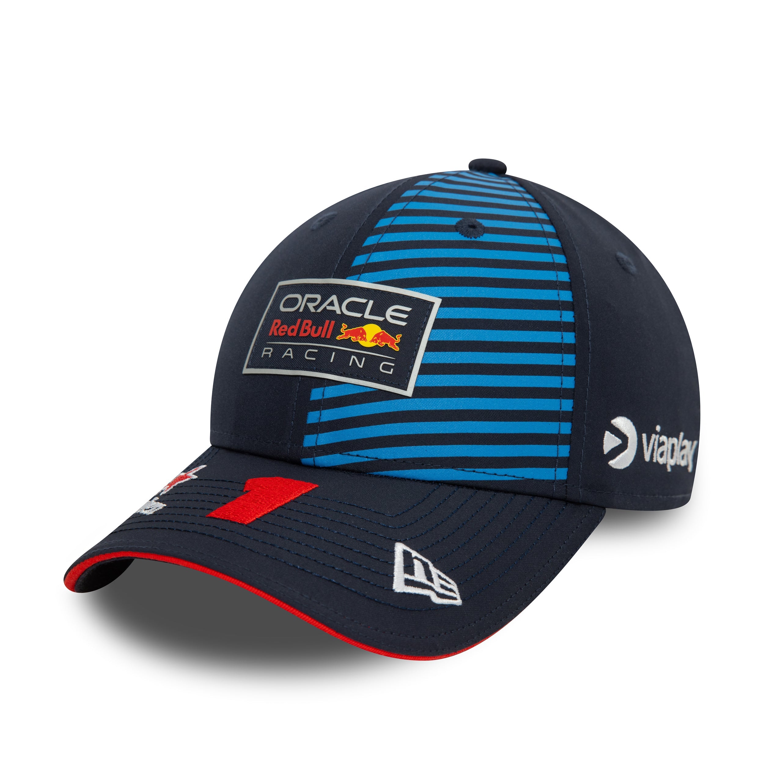Red Bull Racing F1 Max Verstappen Team 9Forty Adult Cap - Night Sky/Hot Red