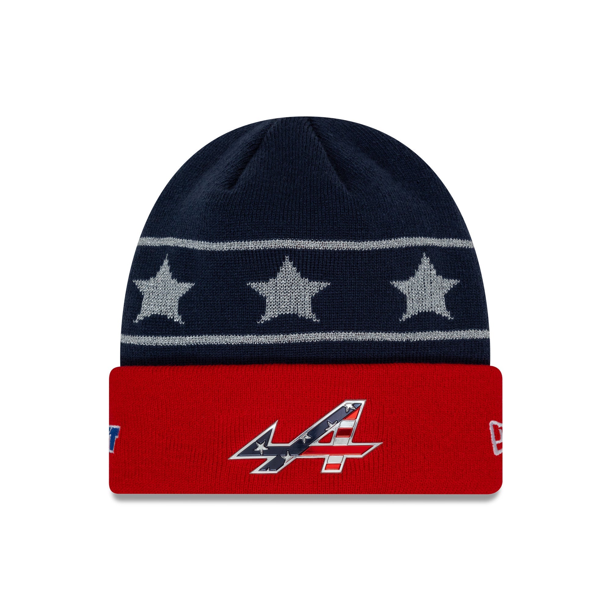 Alpine F1 Las Vegas Knit Hat Adults - Navy/Light Red